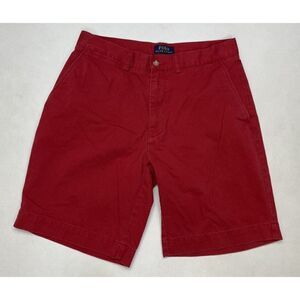 Polo Ralph Lauren Chino Shorts Men Size 30 Red